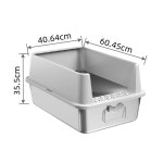 커넷 스테인레스 화장실 스텐 형 배변통 모래 DS 25 캣츠 사발 빅 사이즈