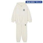 MLB키즈 현대충청점 MLB키즈 베이직 스몰로고 후드티 팬츠 세트 7AHDB0144 7APTB0344-CRS