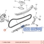 야마하 야마하 야마하 전년식 NMAX 캠체인 CHAIN 94568-F9096 94568-A8096