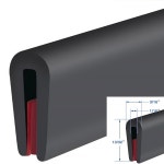 U자형 자동차 문짝 엣지 보호대 스트립 트림 고무 가드 도장 오일 방지 실드 엔클로저 스타일링