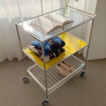 스테인리스 트롤리 카트 3단 식당 철제 대형 다용도 소형 1 바구니 2 보드