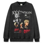 XXX 텐타시온 TENTACION 티셔츠 맨투맨 스웻 힙합 빈티지 래퍼 뮤지션 팝-워시드