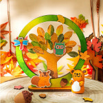 민화샵 민화샵 가을 투명 압화 액자