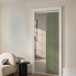 중문대신커튼 현관문 방한 가벽커튼 파티션 가림막 패브릭 중문대용-그린 문폭