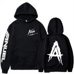 UNKNOWN 오버핏후드 남자오버핏후드티 봄 커플 맨투맨 남성용 양털 후드 Aanuel AA 리얼 Hasta La Muerte 프린트 스