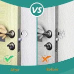 손잡이 방패 패드 음소거 스티커 고무 보호 보호기 머플러 명확한 부드러운 마개 범퍼 플러그 6pcs 40x8mm G643A