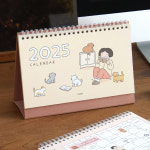 인디고 인디고 2025 일상 탁상 달력 일러스트