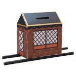 옛날 교통수단 가마 저금통 4인용