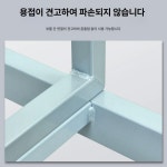 타이어 진열대 이동식 정비소 정리대 프레임 철제 카센터 삼각형 거치대-높이 조절