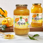 고흥두원농협 고흥 두원농협 유자청 꿀유자차 1kg 2KG 2병 세트 2개 1개입