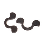 범용 미끄럼 방지 고무 오토바이 자전거 스탠드휠 지지대 프레임 스윙 암 트 삼각대 후크액세서리1 쌍