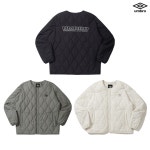 엄브로 라운드넥 다이아 퀼팅 패딩 자켓 UP323CPJ93