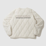 엄브로 라운드넥 다이아 퀼팅 패딩 자켓 UP323CPJ93