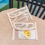 미니 여행용 수납 PVC 투명 파우치 소형