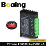 보딩 2 상 스테퍼 모터 드라이버 3D 프린터 용 Nema17 일치 CNC 조각 기계 TB6600 9-42VDC