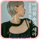 핑크에이지 머쉬룸 숏컷 세라 살롱컬러 통가발