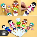 허니폼폼 우리 가족 인형 만들기 5인용