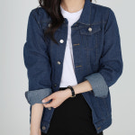 모이르벨라 여성용 리마 카라 데님 자켓 L 진청 O24FW2-A0633