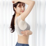 에이치앤에프 HNF 뽀송이너 여자 겨드랑이 땀 흡수 순면패드 겨땀 속옷 메쉬소재 2개