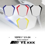 YAMAHA YZFR1 YZF-R1 R1M 페어링 쉘 스티커 데칼 라인 헤드 쉘 헤드 스티커 21 22 23 24