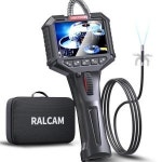 Ralcam 관절형 보스코프 양방향 180 검사 카메라 6 렌즈 IP67 방수 프로브 6개의 조절 가능한 LED