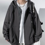 모로엠 남성 베이직 후드집업 점퍼 ON-JUA-QWFFHXQ1