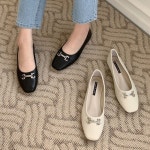 아지터 여성용 플랫 슈즈 가죽 데일리 250