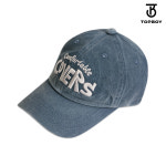 탑보이 피그먼트 커버 자수 볼캡 모자 g1016