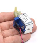 JYZSF 4F 12V 2 위치 3 방향 전기 솔레노이드 밸브 소형 전자기 공기 워터 흐름 제어 가전 제품