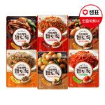 샘표 샘표 쓱쓱싹싹 밥도둑 6종 2 2개 간편식 반찬