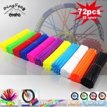 범용 모토크로스 오토바이 엔듀로 오프로드 휠 림 스포크 슈라우드 스킨 커버 KTM 더트 바이크용 72pcs Light