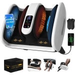 SUMELL Foot Massager with Heat Ice Therapy-FSA HSA Qualified-Shiatsu for Neuropathy Circulation -깊은