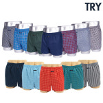 트라이 트라이 남성 코튼컴포트 박서 트렁크팬티 7종 5종 12종세트
