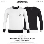 골프웨어 어메이징 크리 심플 니트 골프 라운드 긴팔 티셔츠 골프의류3일배송