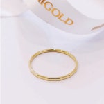 미니골드 미니골드 김천쥬얼리 앵글 컷팅 레이어드 미스링 반지 5호 25호 옐로우골드 RRIM4212