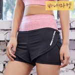 여자 레깅스 반바지 러닝복 헬스 요가 트레이닝 팬츠