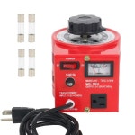YaeCC 자동 전압 변압기 AC 가변 컨버터 입력 500W 110VAC 0130VAC