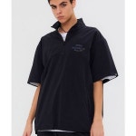 KULTE 매장정품 KULTE CIRCLE ARCH HALF ZIP ANORAK KSV2UTUJ362-PBK 480035
