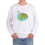 맨투맨 프린트티셔츠 수달인가 아뭏튼 바다에 살아