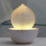 가정용 분수대 달항아리 인테리어 실내 미니분수 장식