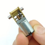 미니 N20 듀얼 샤프트 기어 모터 DC 3V 3 7V 5V 대형 토크 마이크로 터보 웜 풀 메탈 박스 감속 850RPM
