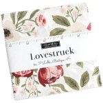 Lella Boutique의 Lovestruck 참 팩 106 7-12 42-5 프리컷 패브릭 퀼트 스퀘어