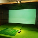 스크린골프천 개인골프연습 9 8x6 6ft 골프 시뮬레이터 화면 실내 임팩트 프로젝션 천 트레이닝용