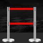 조영 벨트 차단봉 가이드라인 행사용 통제선 대기선 2단 2m