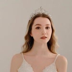 티아라 진주 왕관 웨딩 공주 브라이덜샤워 크리스탈 라인석 헤어 액세서리 신부 쥬얼리 헤드피스