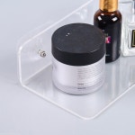 스 지 랙 선반 명확한 벽 마운트 두꺼운 투명 디스플레이 스틱 욕실 주방 주최자 20 L x