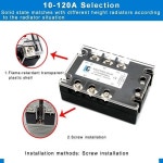 품질보증 보호 고출력 SSR 상 솔리드 스테이트 릴레이 AC에서 AC 에서 100AA 3 70-280VAC 24-480VAC