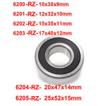 1PC 6200 6201 6202 6203 6204 RZ 6005 산업 모터 스핀들 볼 베어링