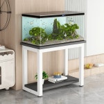 물고기 어항 수조 받침대 스탠드 바닥 수납장 원목 받침 철제 테이블 거북이