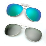 클립형 착용자용 편광 선글라스 PV 자외선차단 클립온 선그라스 클립 H149-O